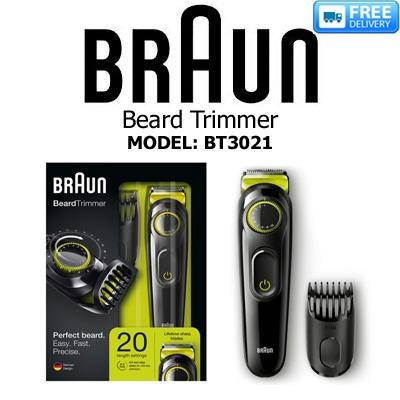 BRAUN HAIR BEARD Trimmer Clipper BT3021