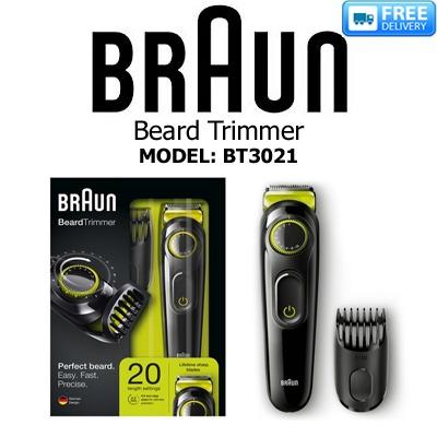 braun beard trimmer bt3021