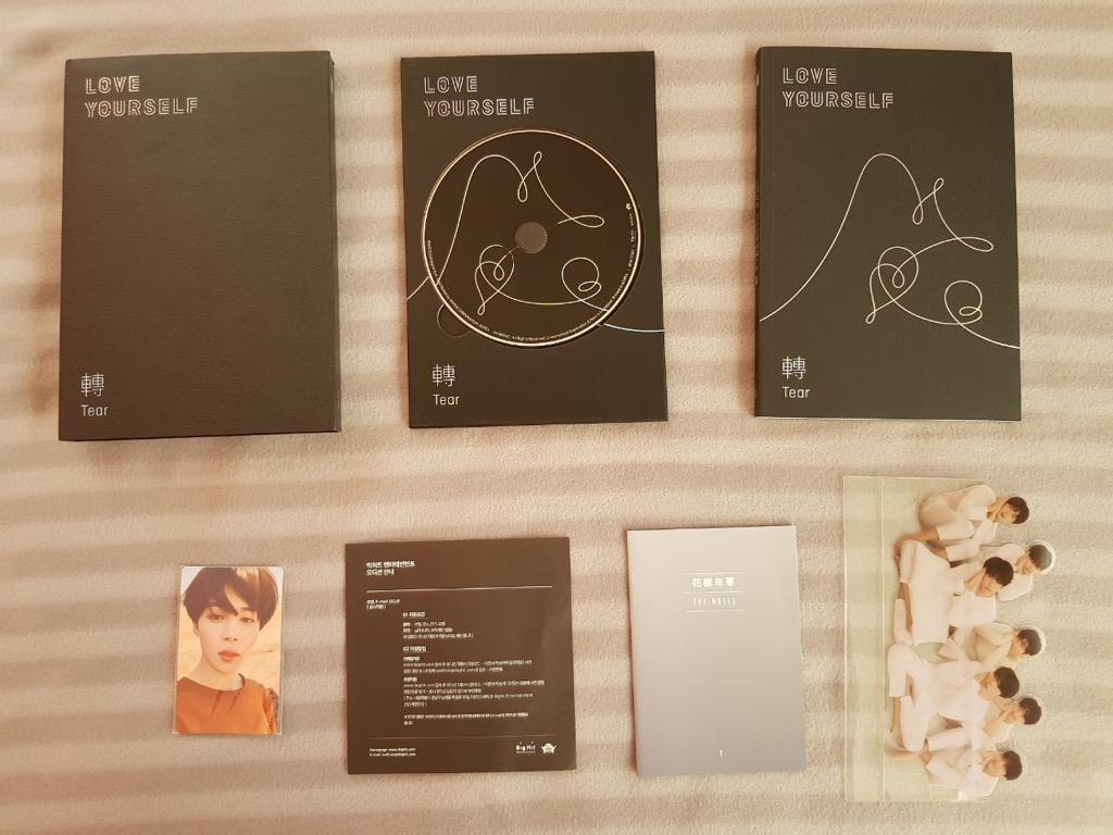 BTS Love Yourself Tear U version album with Jimin PC (Y version) (Category: K-Wave Merchandise) located in Manila. Submitted by _loey (Listing ID 1011397484, Image 1). Description: Hello! I'm selling my album! About the version of the album and pc, I actually wanted the Y version but apparently the seller that I got it from ran out of the Y version so they gave me U instead. Anyway, PM me for further details..