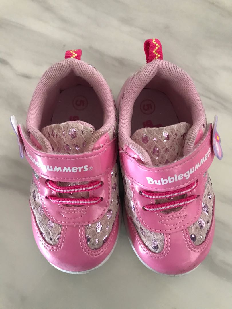 Bubblegummers pink shoes hotsell