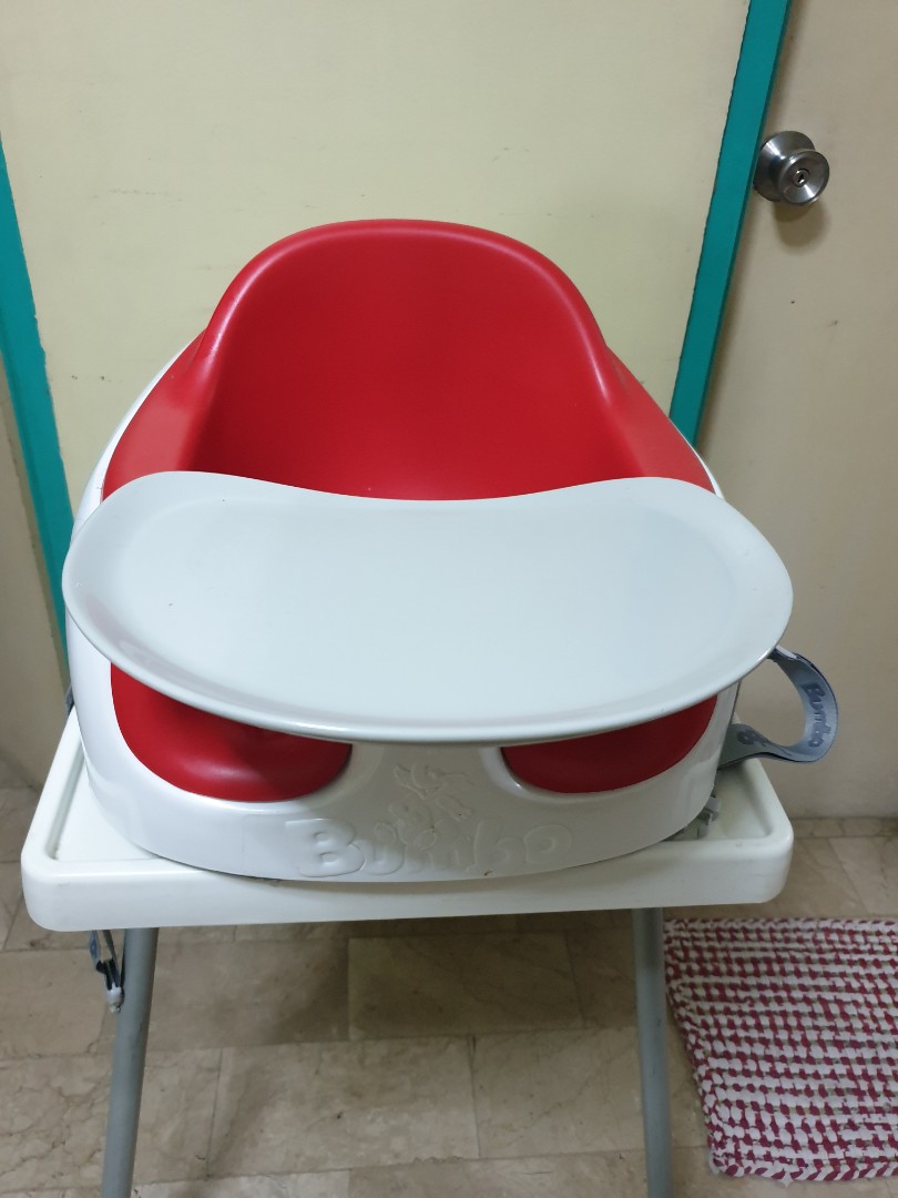 red bumbo seat