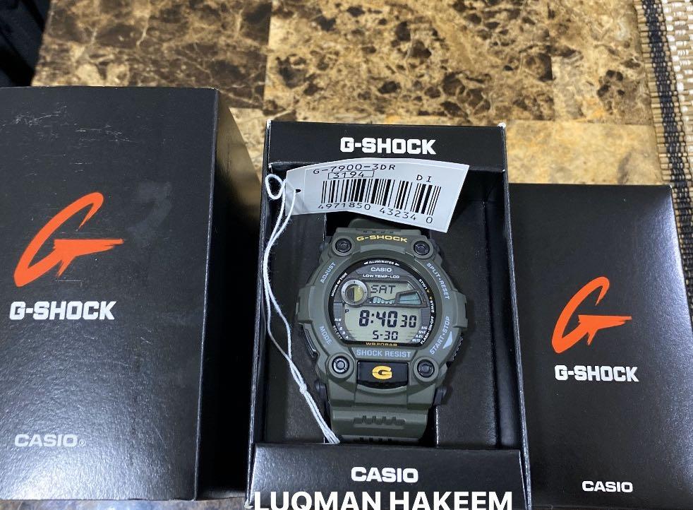 Casio G Shock Mat Motor Hijau G 7900 3dr Men S Fashion Watches On Carousell