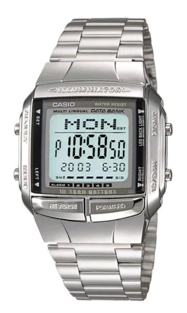 Casio Watch * DB360-1A Databank Digital Chronograph Silver Steel (Category: Men's Watches) located in Carmona. Submitted by bagislifeshop (Listing ID 1011276084, Image 1). Description: .