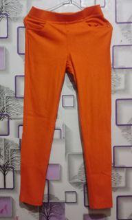Celana Panjang Strech Orange