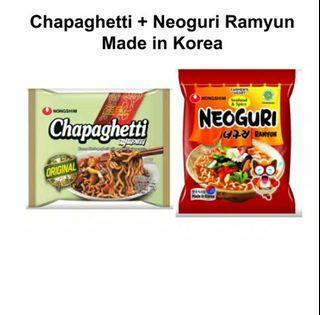 Chapagetti + Neoguri = Chapaguri from parasite film
