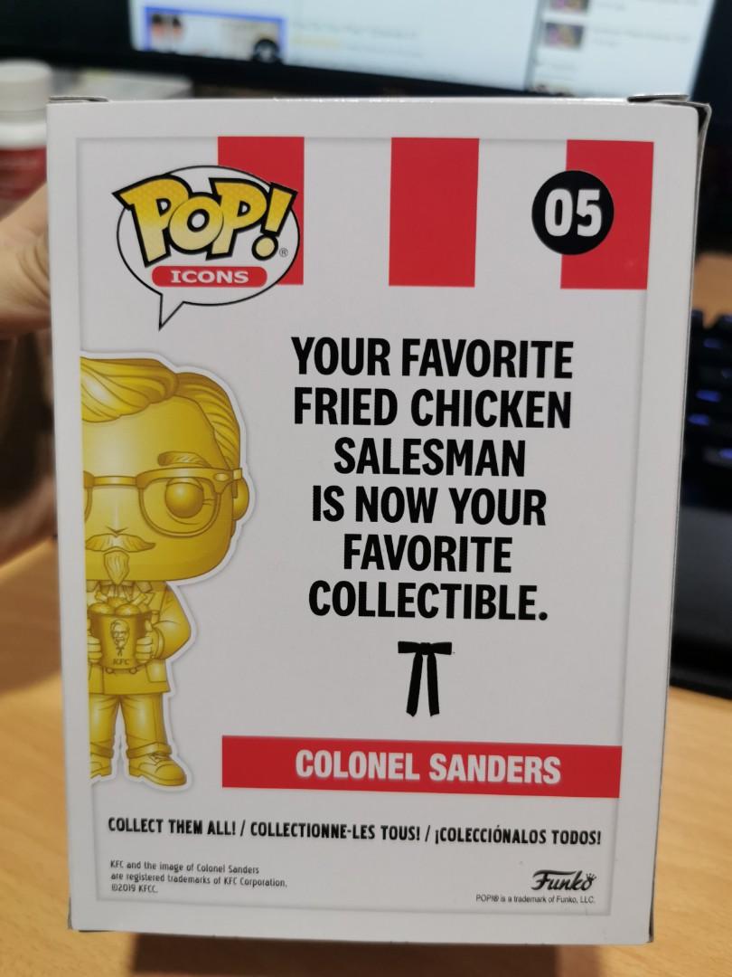 Colonel Sanders (Gold) Funko Pop!, Hobbies & Toys, Toys & Games on ...