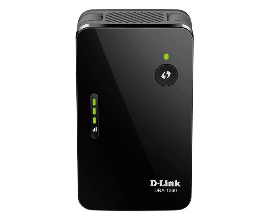 D Link Exo Ac1300 Mesh Enabled Range Extender Dra 1360 Black Electronics Others On Carousell