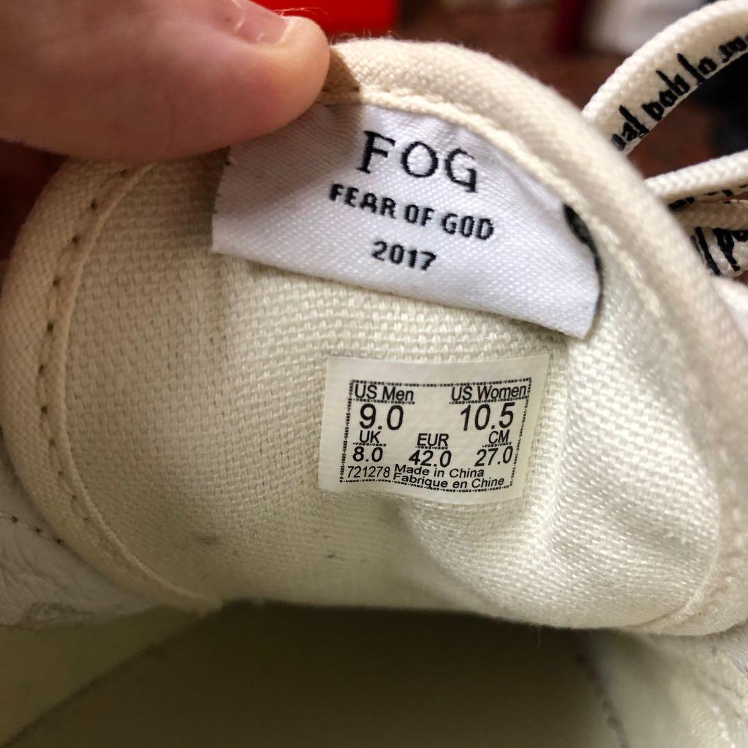 Fear of clearance god vans font