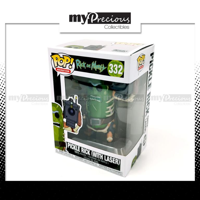 Funko Pop Animation Rick And Morty 332 Pickle Rick With Laser