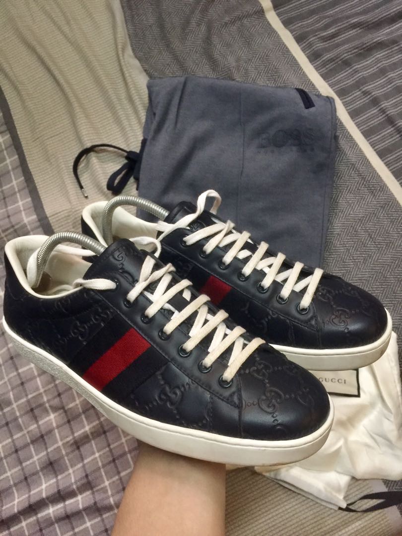 men's gucci ace sneakers