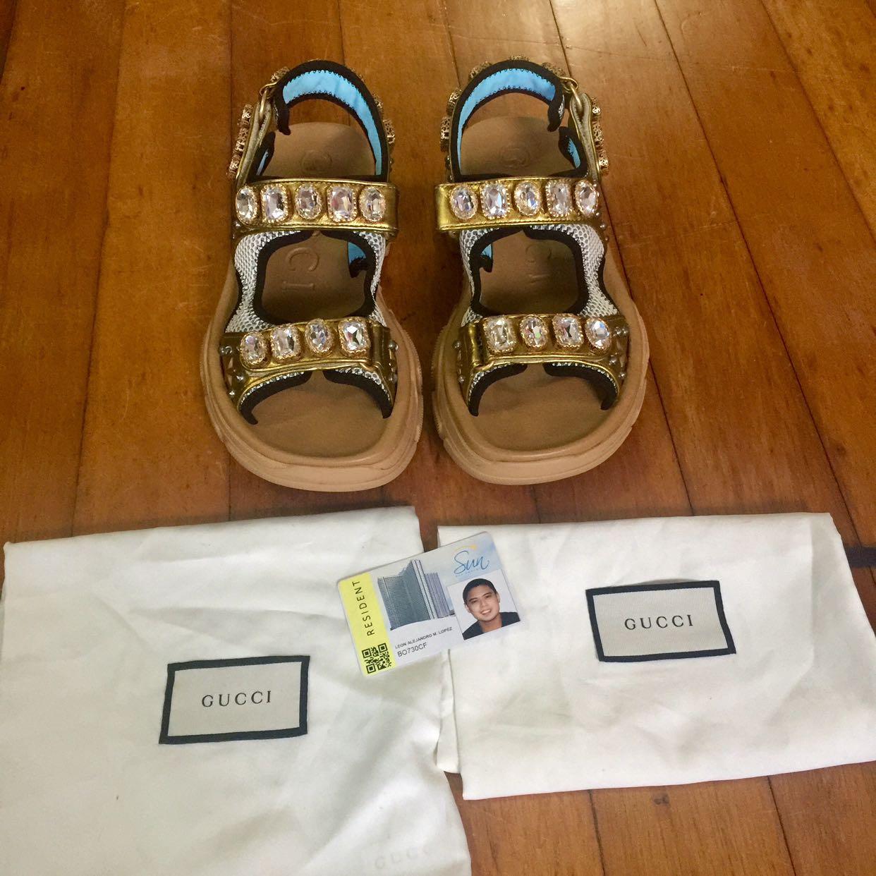 gucci diamond sandals