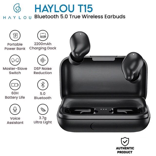 haylou t15 noise cancelling