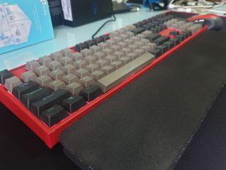 Heavily Modded Cooler Master MasterKeys Pro L RGB Cherry MX Brown + Cooler Master wrist rest