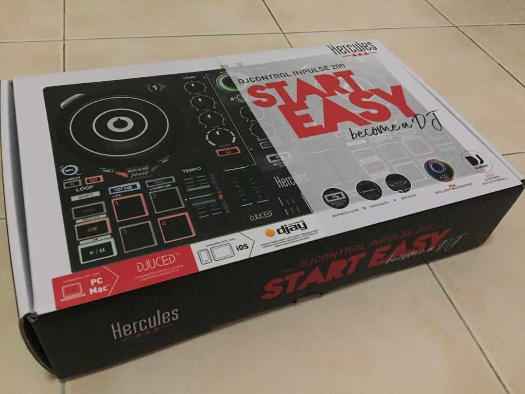 Hercules DJ Controller inpulse 200, Hobbies & Toys, Music & Media