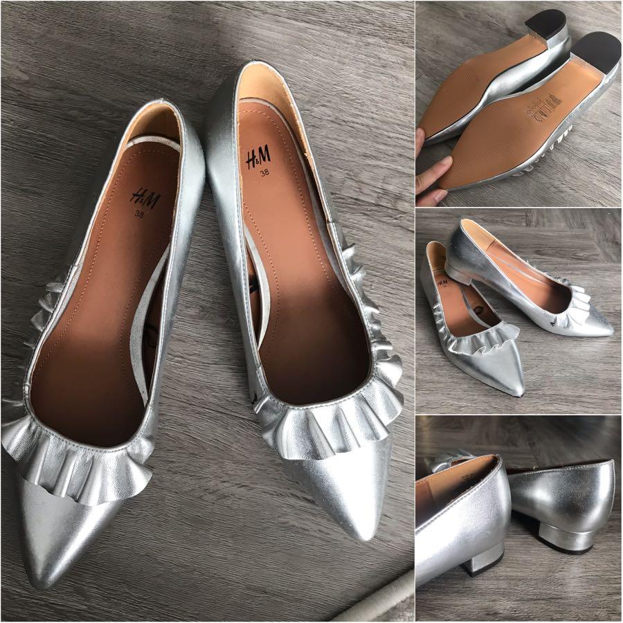 h&m clear heels