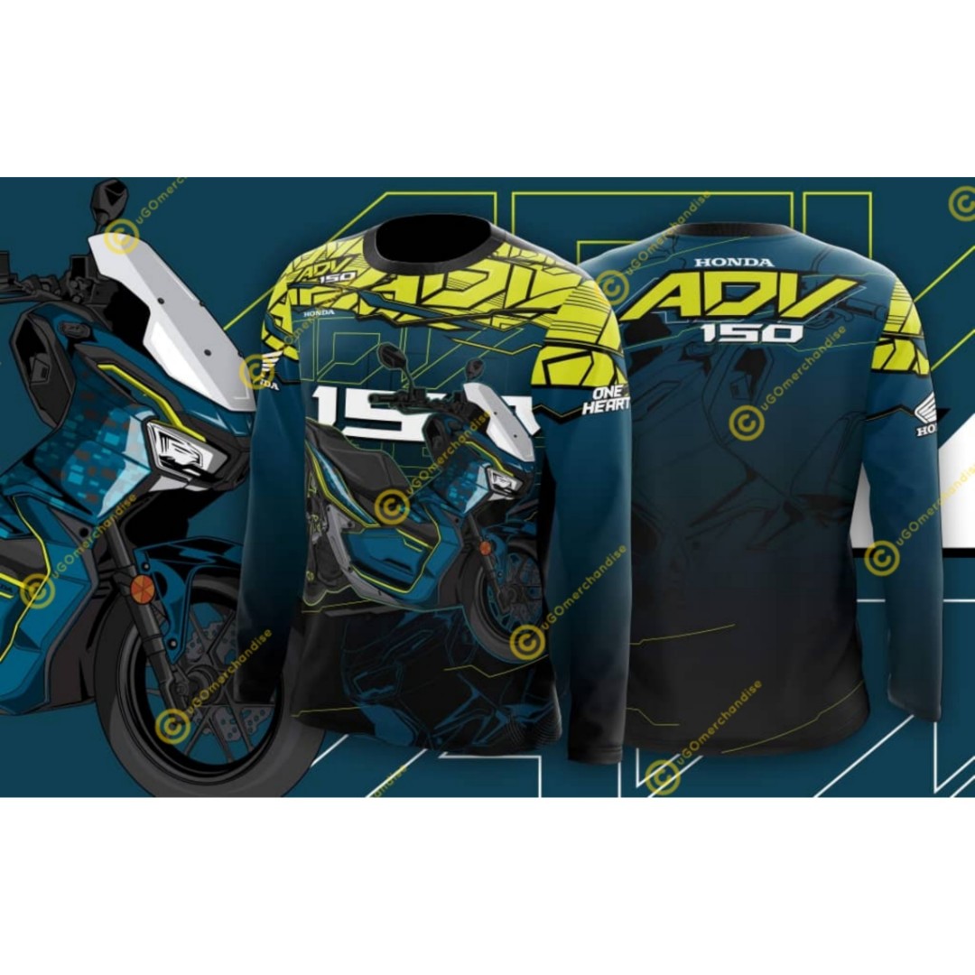 HONDA ADV 150 T-SHIRT V2.0 (Long Sleeve), Men's Fashion, Clothes, Tops