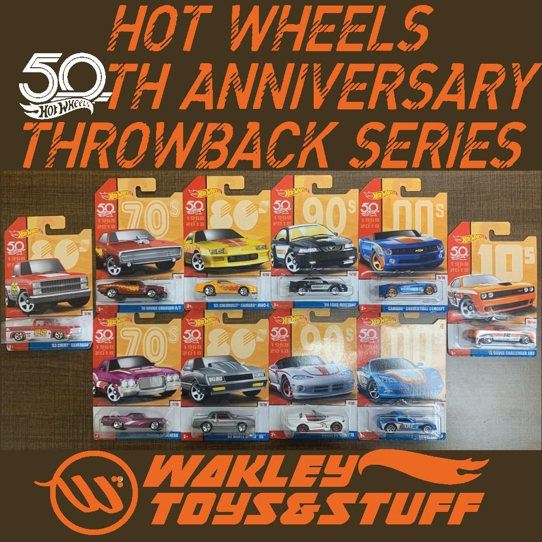 hot wheels 50th throwback collection