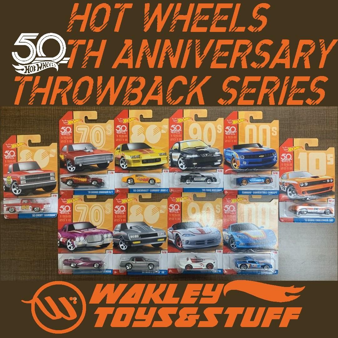 hot wheels 50th anniversary throwback