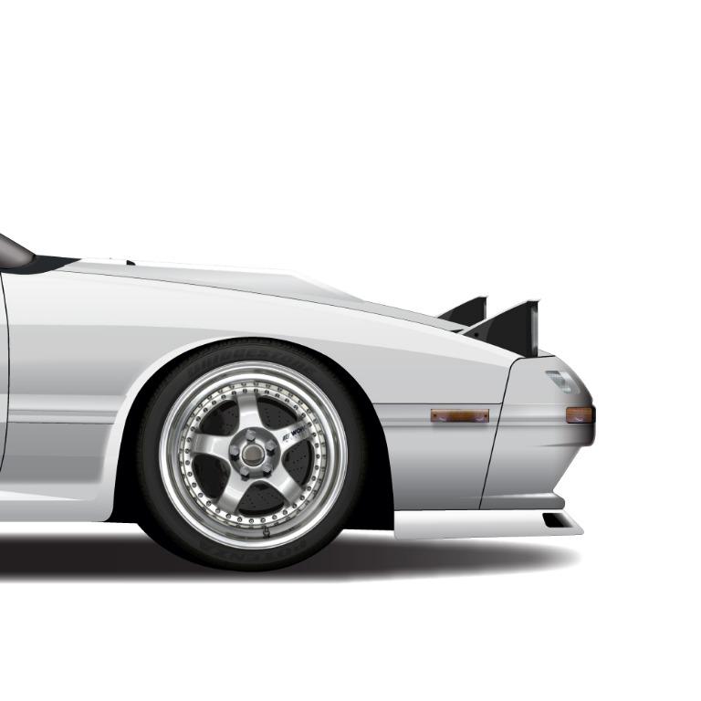 Initial D Art Print - First Stage Toyota AE86, Mazda RX7, Nissan ...