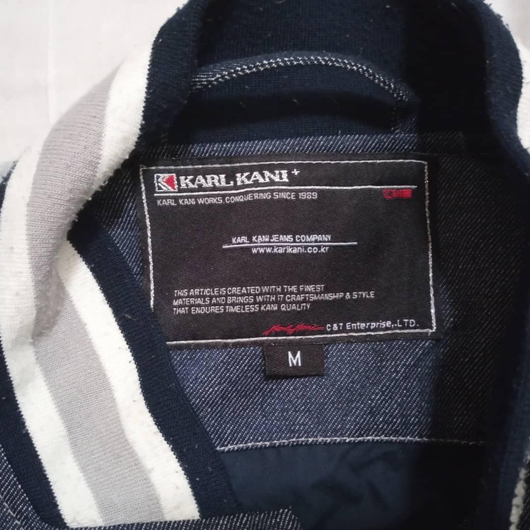 Jaket varsity karl kani jeans #PalingDicari, Fesyen Pria, Pakaian , Baju  Luaran di Carousell
