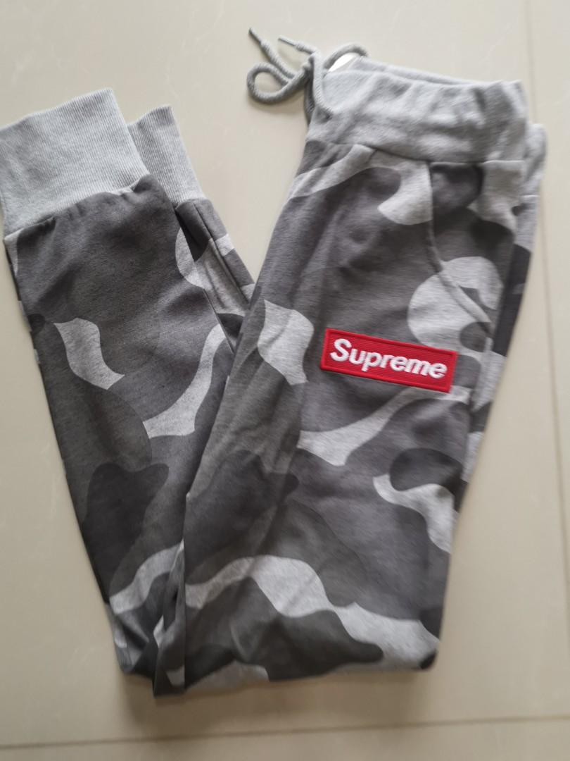Jogger Pants Supreme Men s Fashion Bottoms Joggers on Carousell
