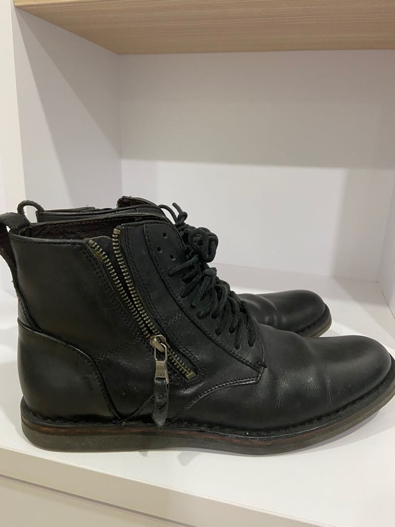 John varvatos side zip boot deals