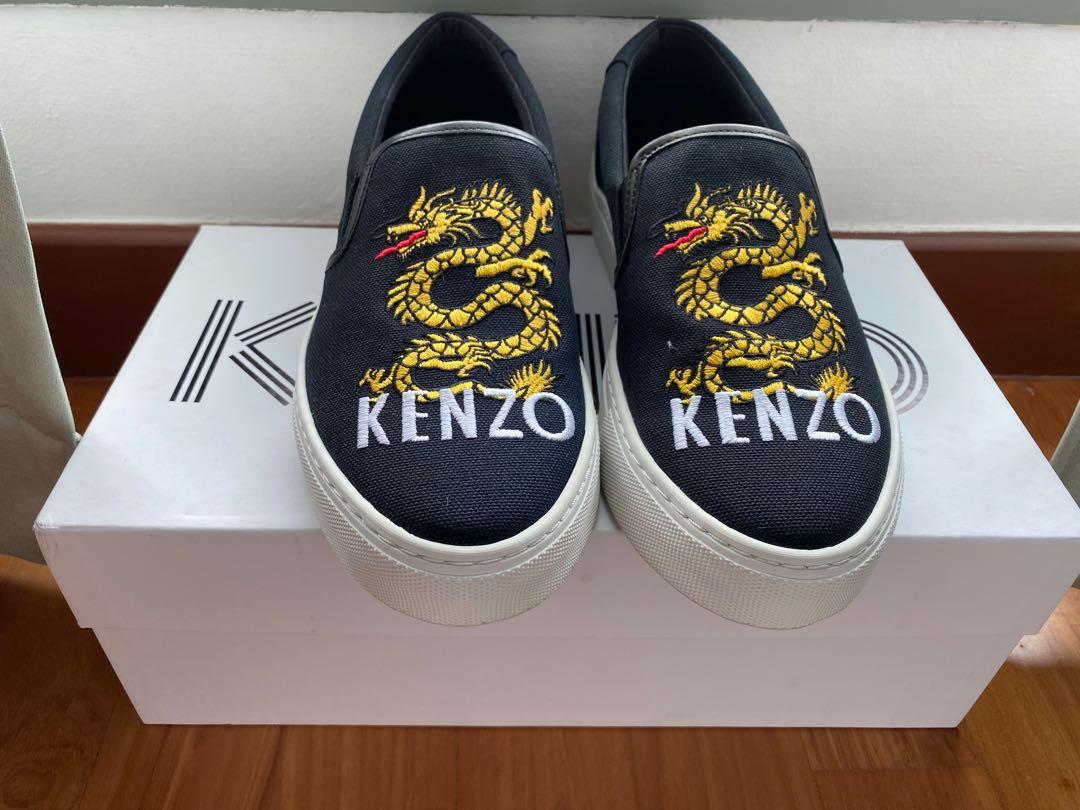 kenzo k skate slip on