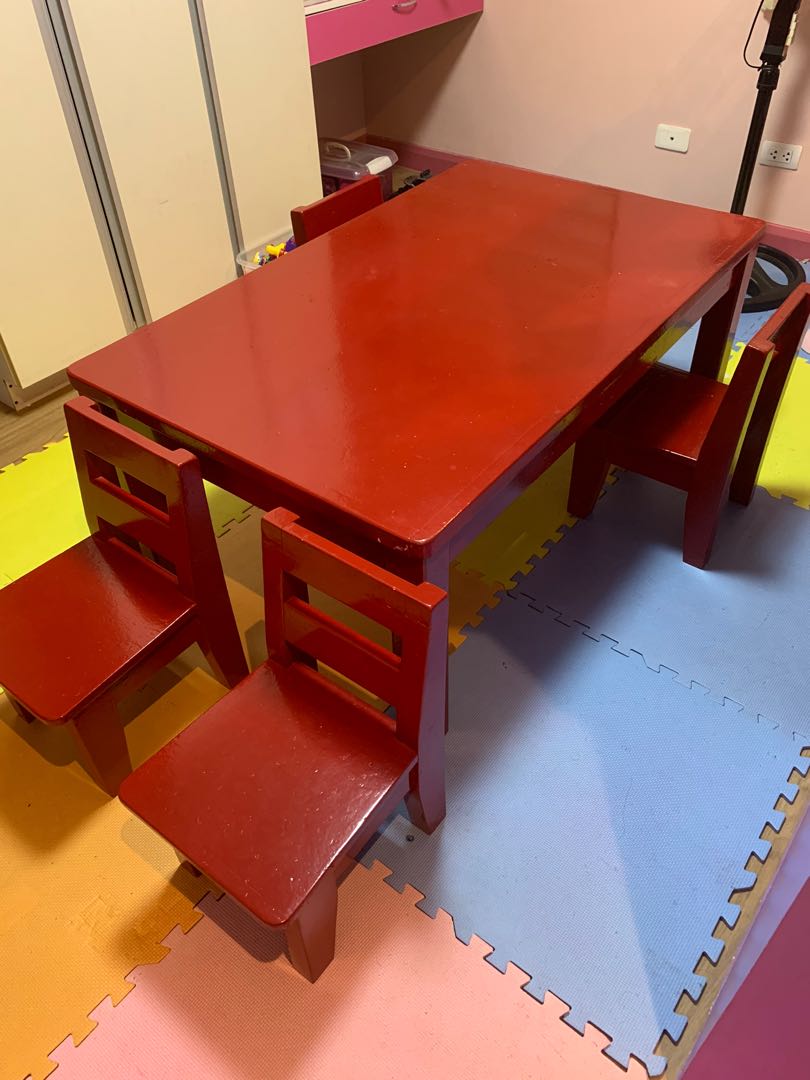 Kiddie Table and Chair, Babies & Kids, Baby Nursery & Kids Furniture