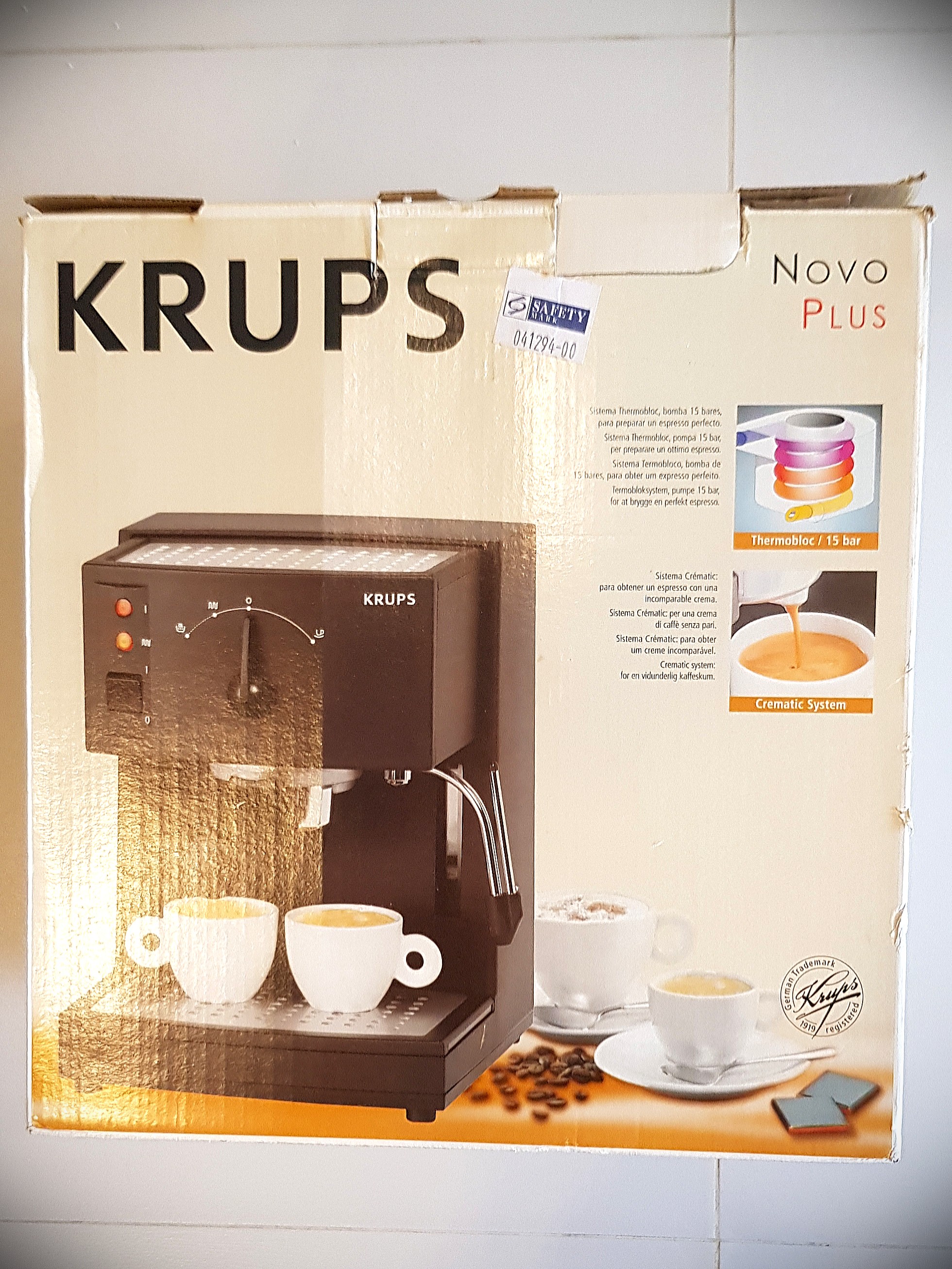 KRUPS Novo Plus Coffee Machine Never Used TV Home Appliances Kitchen Appliances Coffee Machines Makers on Carousell