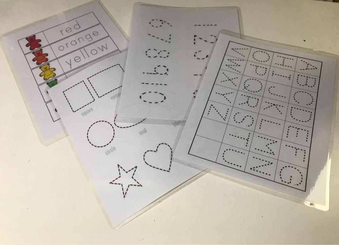 Laminated Tracing Sheets, Babies & Kids, Baby Nursery & Kids Furniture