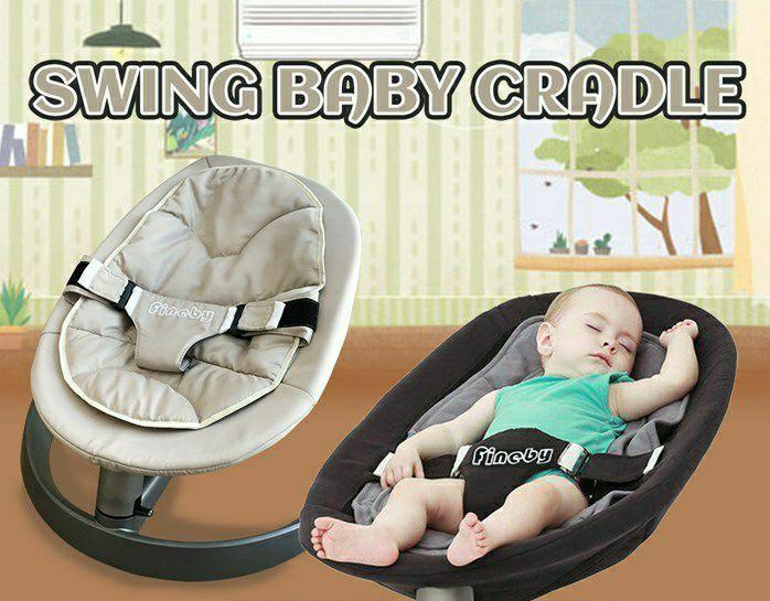 Leaves Swing Baby Cradle Babies Kids Baby Nursery Kids Furniture Cots Cribs on Carousell