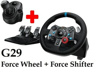 Ps4 Logitech G29 Driving Simulator Shifter Video Gaming Gaming