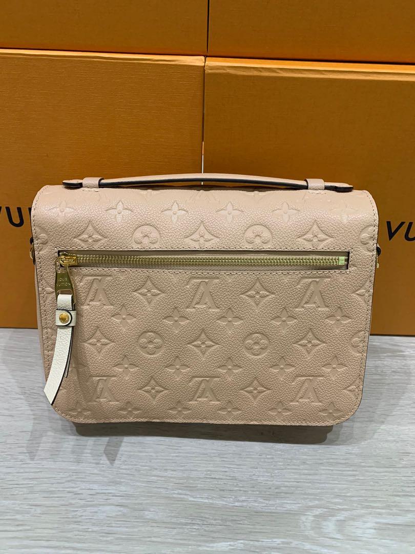 Louis Vuitton Pochette Metis Beige Rose Creme Empriente Bag, Luxury, Bags &  Wallets on Carousell