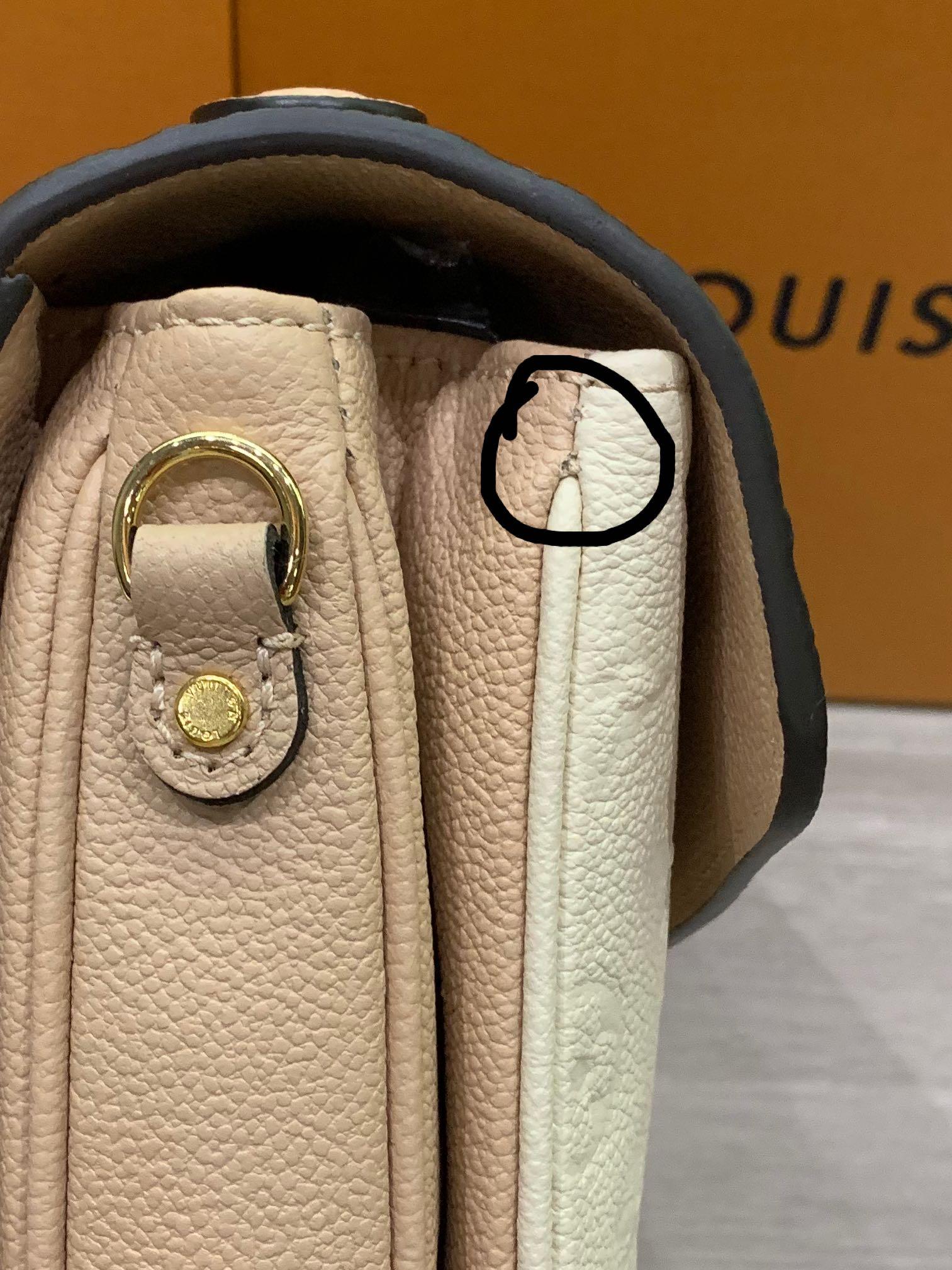 Louis Vuitton Pochette Metis Beige Rose Creme Empriente Bag