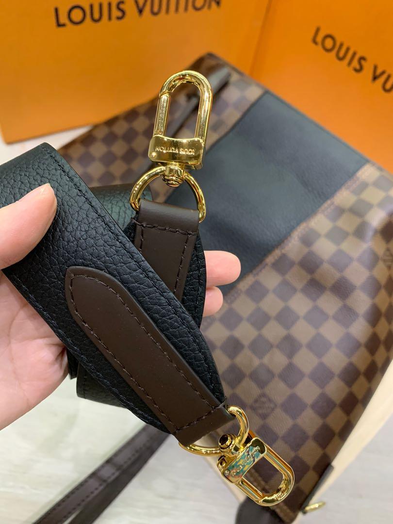 Louis Vuitton - Jersey Damier Ebene Canvas Taurillon Noir