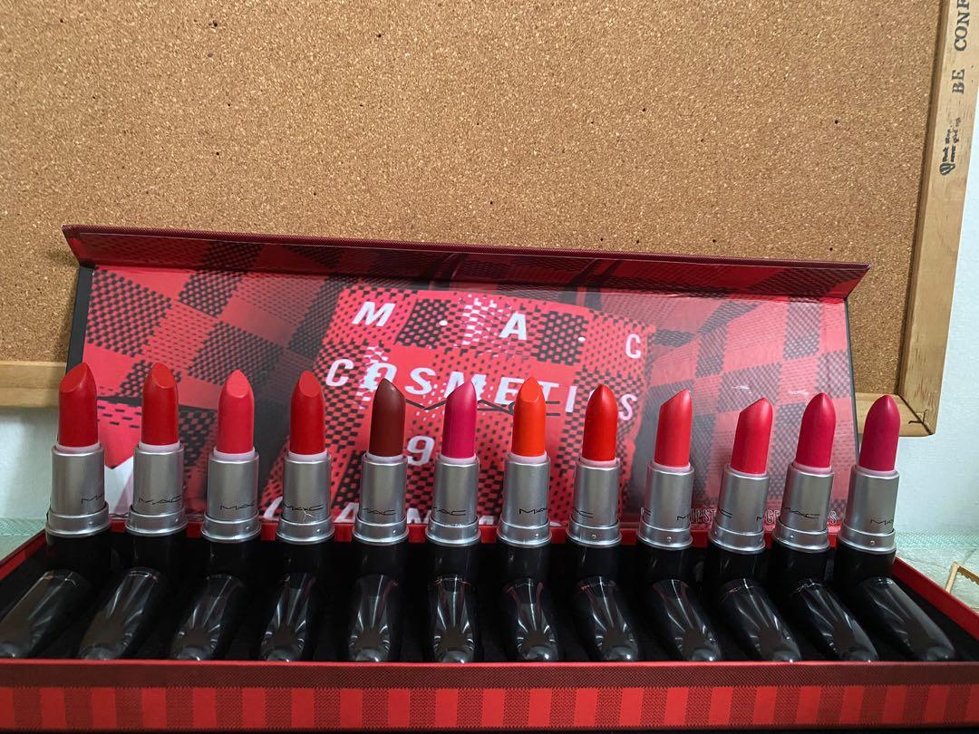 mac 12 lipstick set