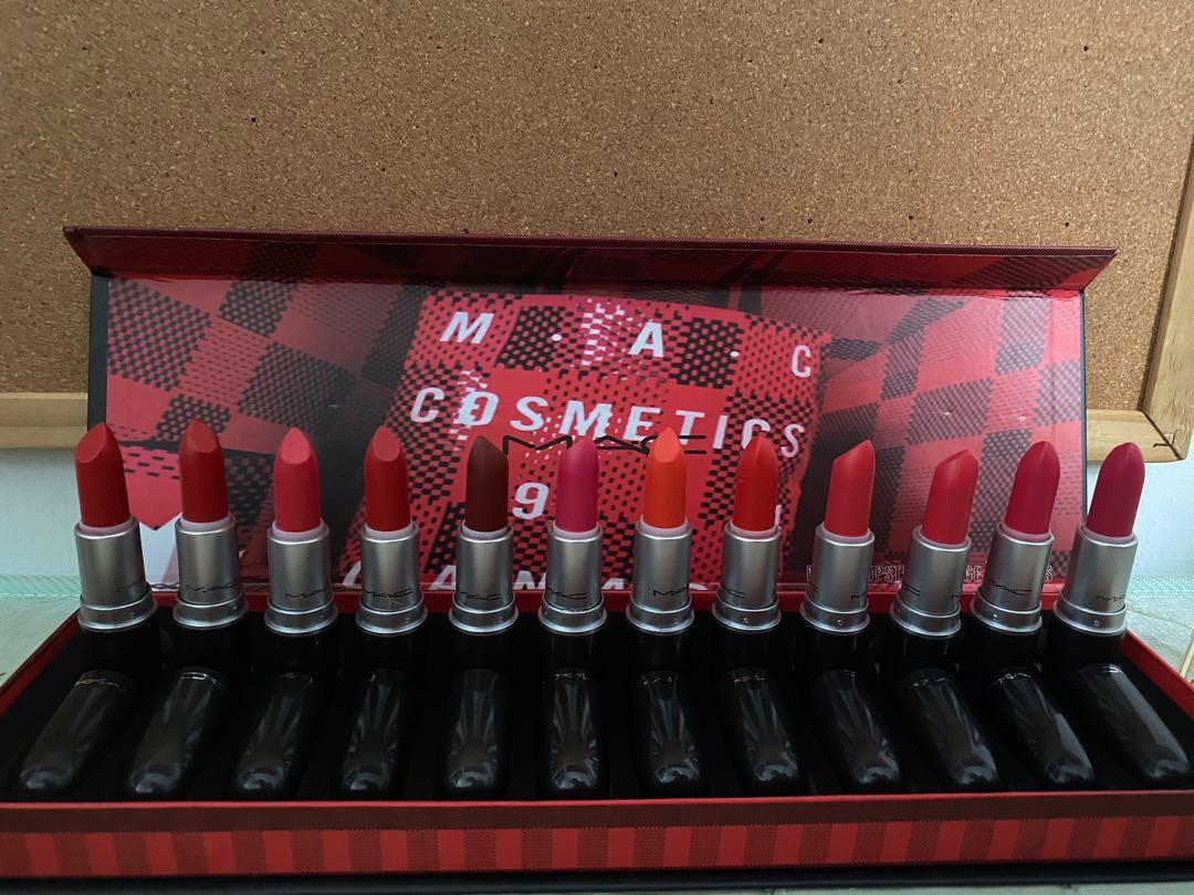 mac 12 lipstick set