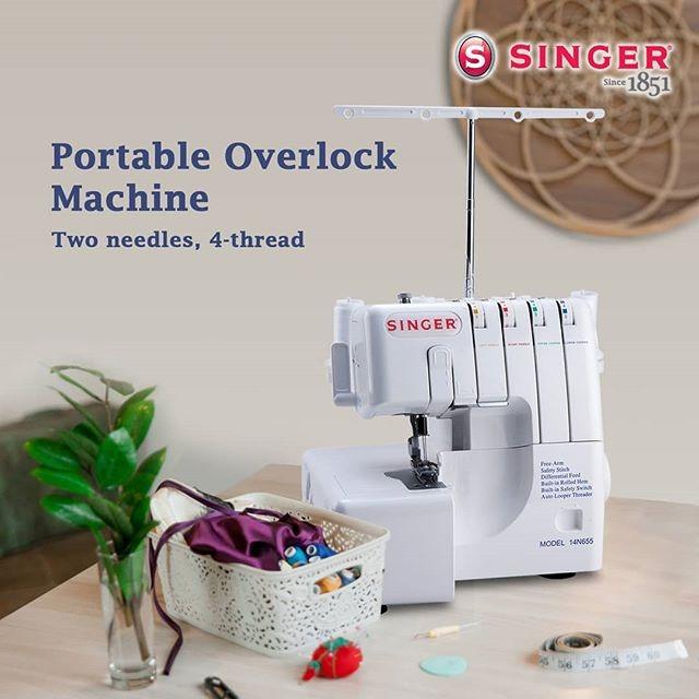 Mesin Jahit Tepi Singer Model 14n555 Design Craft Craft Supplies Tools On Carousell