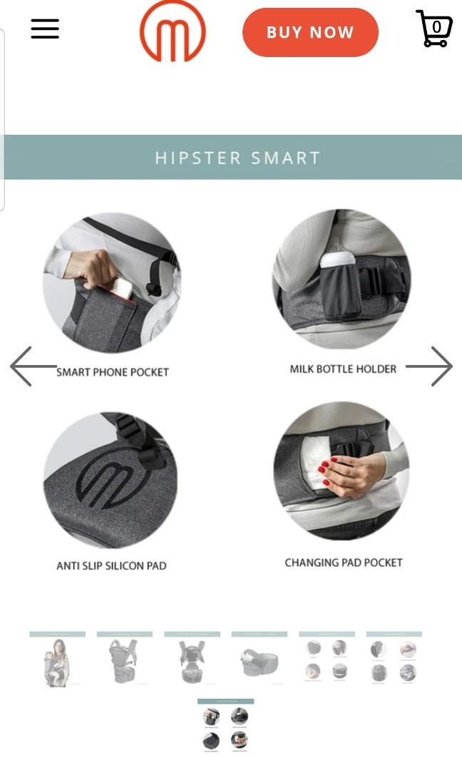 hipster smart baby carrier