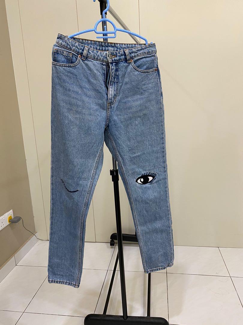 monki high relaxed jeans