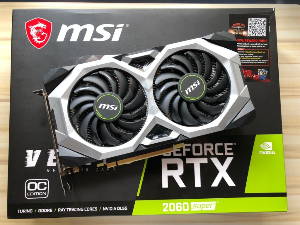 MSI RTX 2060 Super 8GB Ventus OC GDDR6 RTX 2060Super