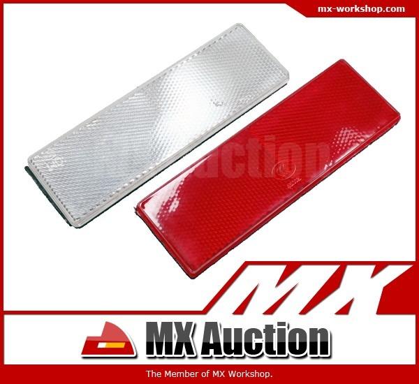 Mx Auction Vi 0 汽車方型反光板警示反光條門邊尾箱貨車貨van 私家車可用 汽車配件 其他 Carousell