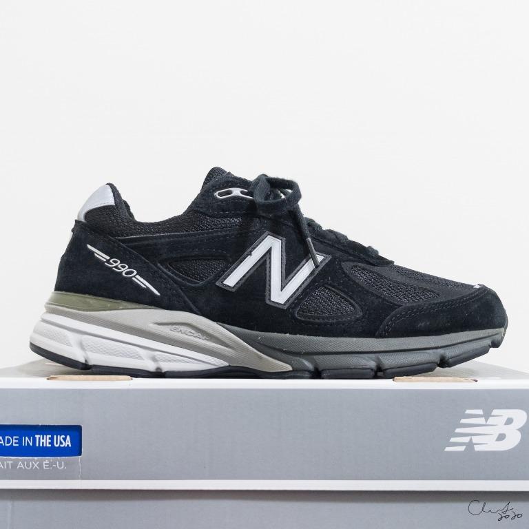 New Balance W990BK4 US9D / 26CM 美國製990v4, 她的時尚, 鞋, 運動鞋