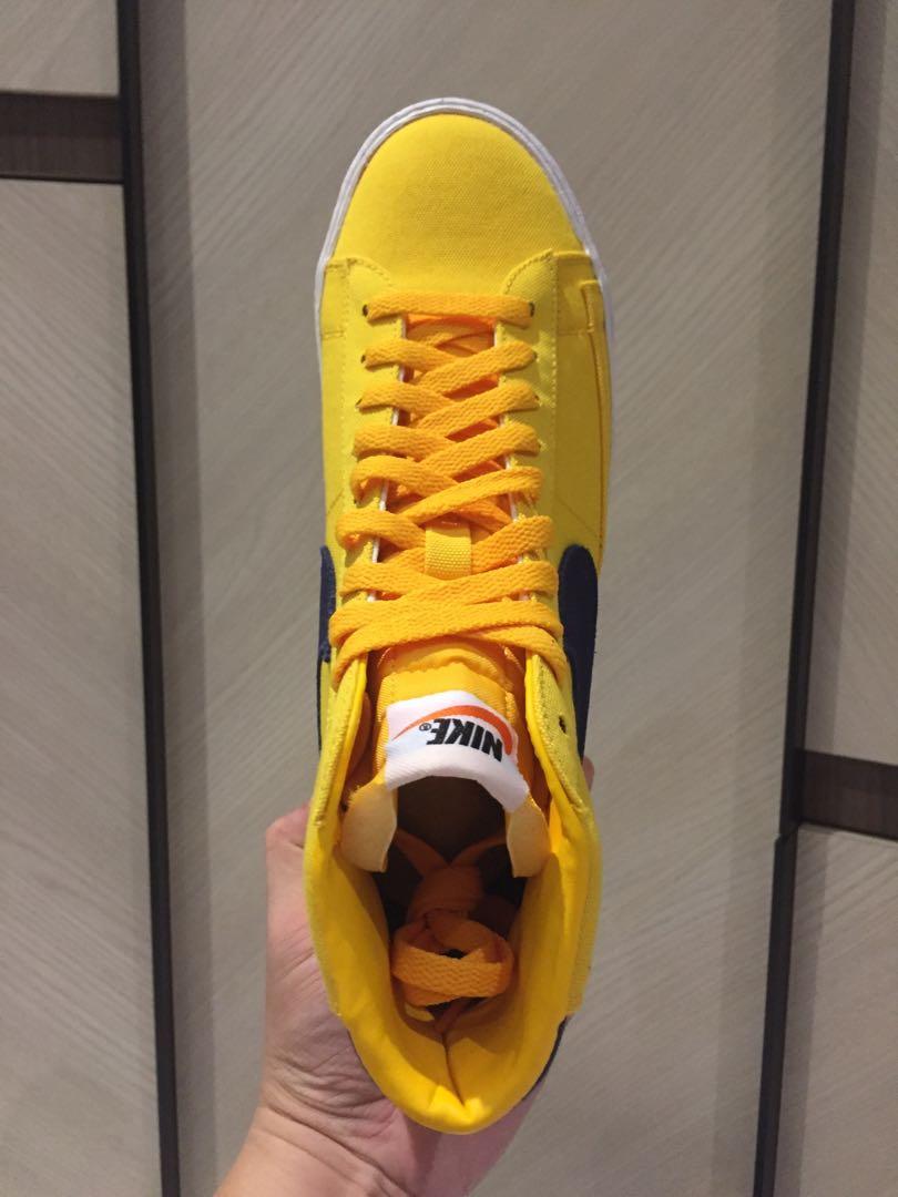 Nike blazer mid sales rebel yellow ochre