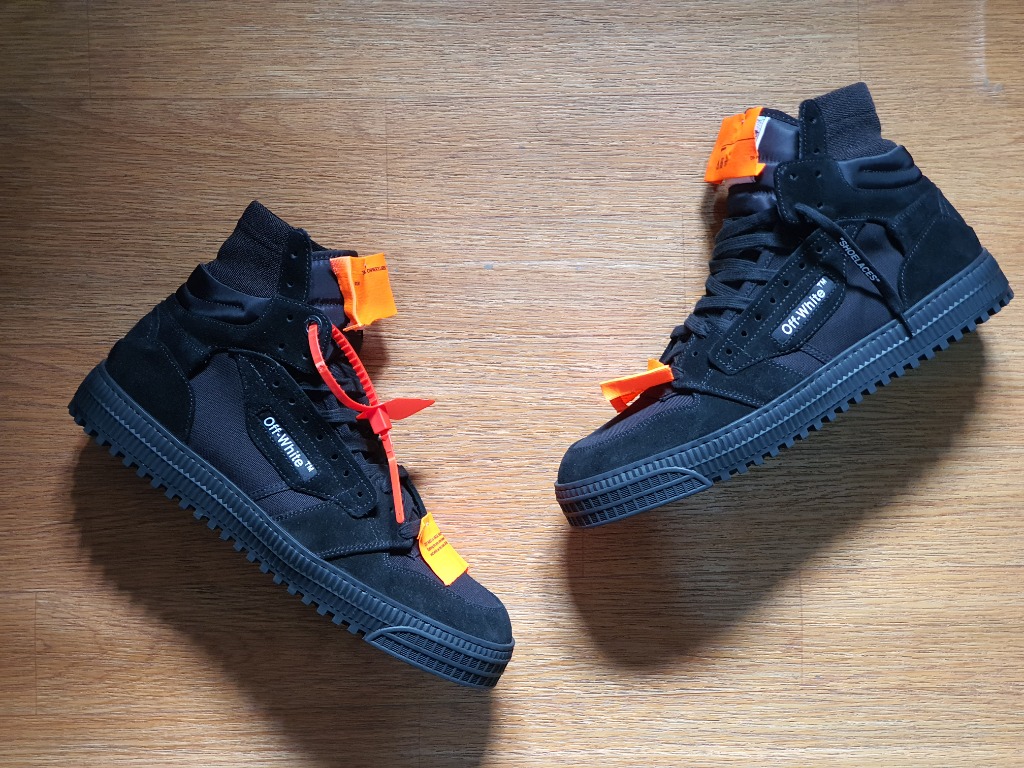 Off white off court 3.0 black top