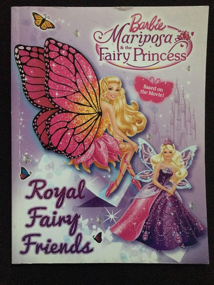 barbie mariposa full movie on Original Barbie Mariposa Fairy Princess One Page Used Preloved Hobbies Toys Stationary Craft Occasions Party Supplies On Carousell