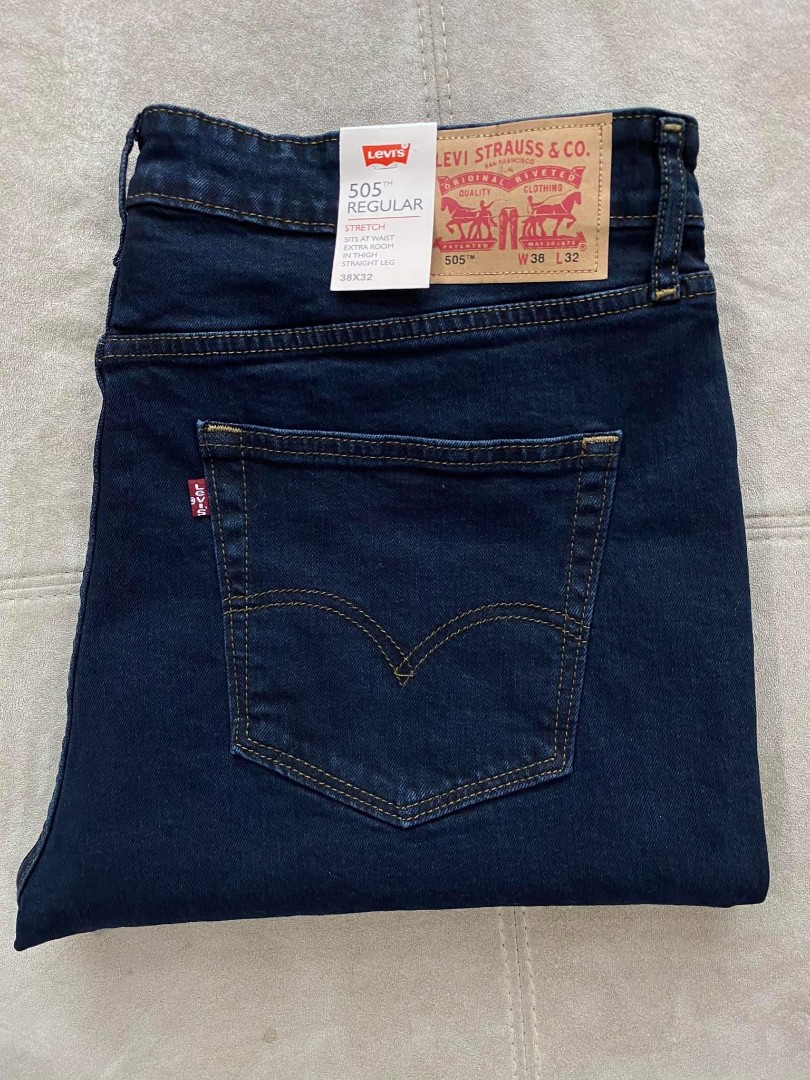 ORIGINAL LEVI S 505 REGULAR FIT JEANS Men s Fashion Bottoms