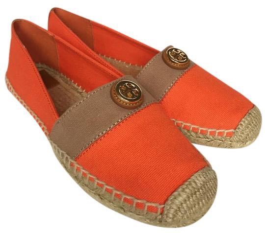 tory burch orange espadrilles