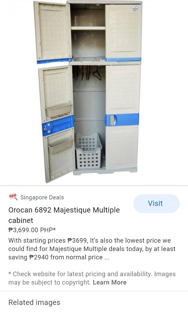 Orocan Cabinet Used Mint Green And Blue Buy One Take One Home Furniture Home Tools And Accessories On Carousell