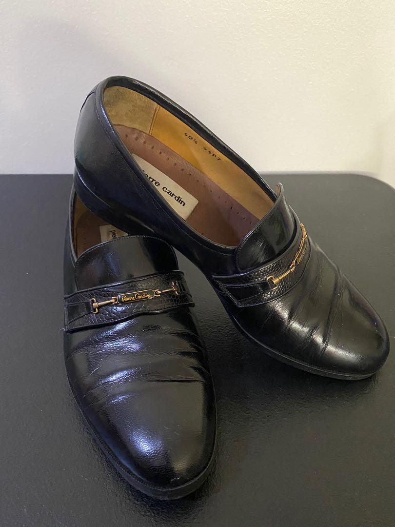 pierre cardin black formal shoes